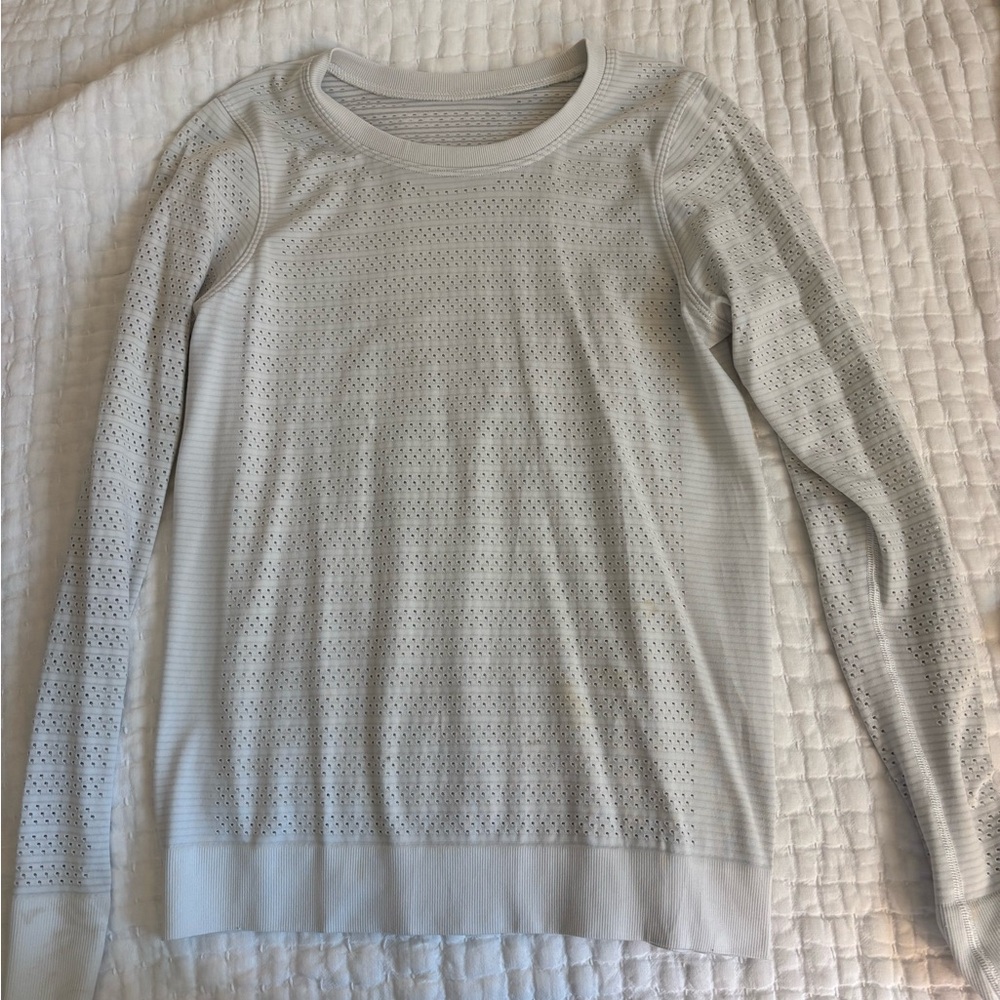 Lululemon Breeze By Long Sleeve White